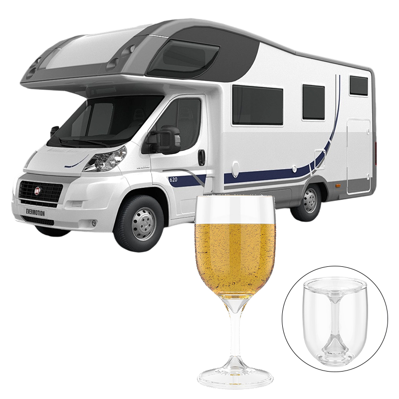 Wine & Beer Tours Of Nova Scotia - RV Taşınabilir Şarap Kadehi Katlanabilir Kırılmaz