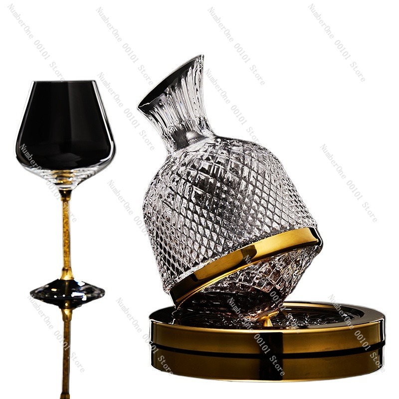 Decanter Aerator Set - Yüksek Kaliteli Kristal Şarap Dekanter Seti,