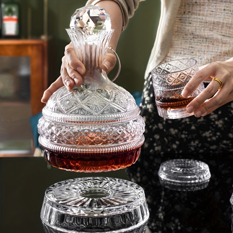 Decanter Aerator Set - Kristal Şarap Dekantör Zarif El Işi