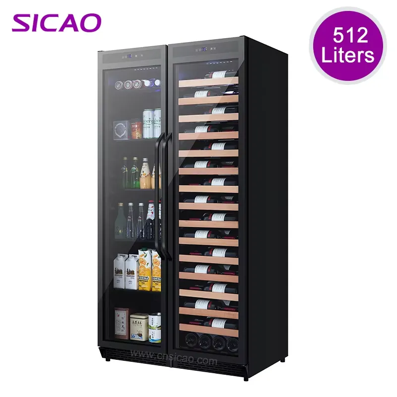 Wine Beer Fridge Under Counter - Ankastre İçecek Dolabı Çift Kapılı Şarap