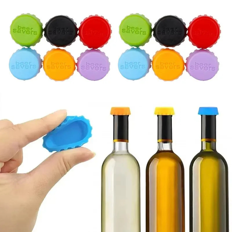 Wine Beer Garden - 6-42 adet Şeker Renkli Silikon Bira