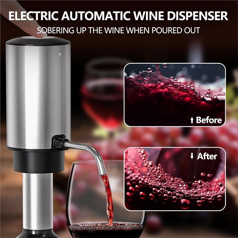 A84G-Elektrikli Şarap Açacağı  - Decanter Aerator Set incelemesi ve fiyatı
