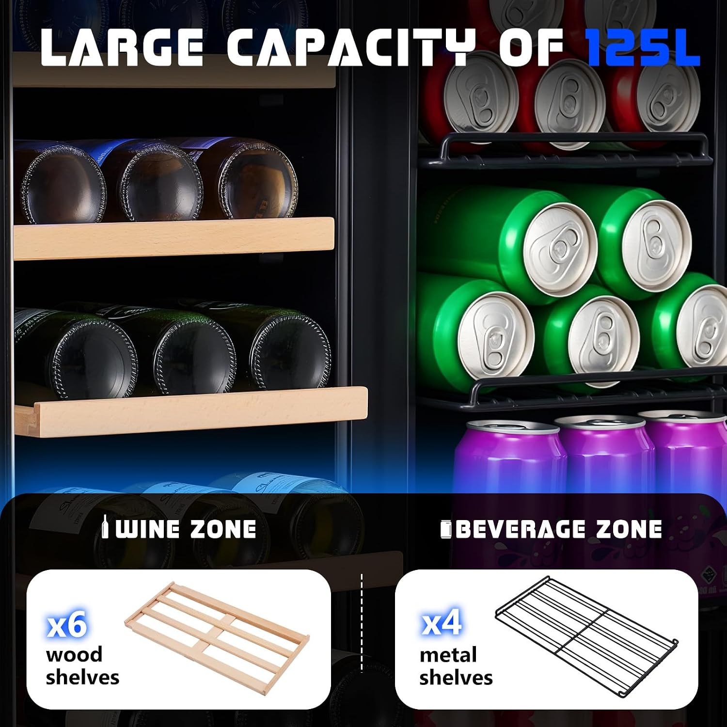İçecek Buzdolabı, 24 İnç Çift  - Wine Beer Fridge Under Counter incelemesi ve fiyatı