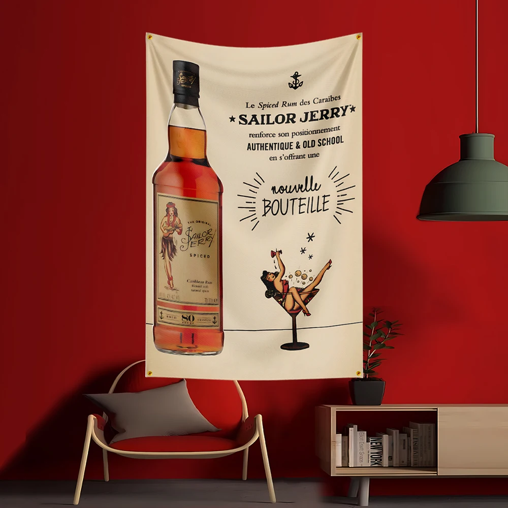90X150 CM S-Sailor Jerrys rom  - Wine Beer Rum incelemesi ve fiyatı