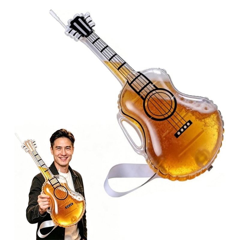 AC62-Şeffaf Gitar Şeklinde Pip - Wine Beer Festival incelemesi ve fiyatı