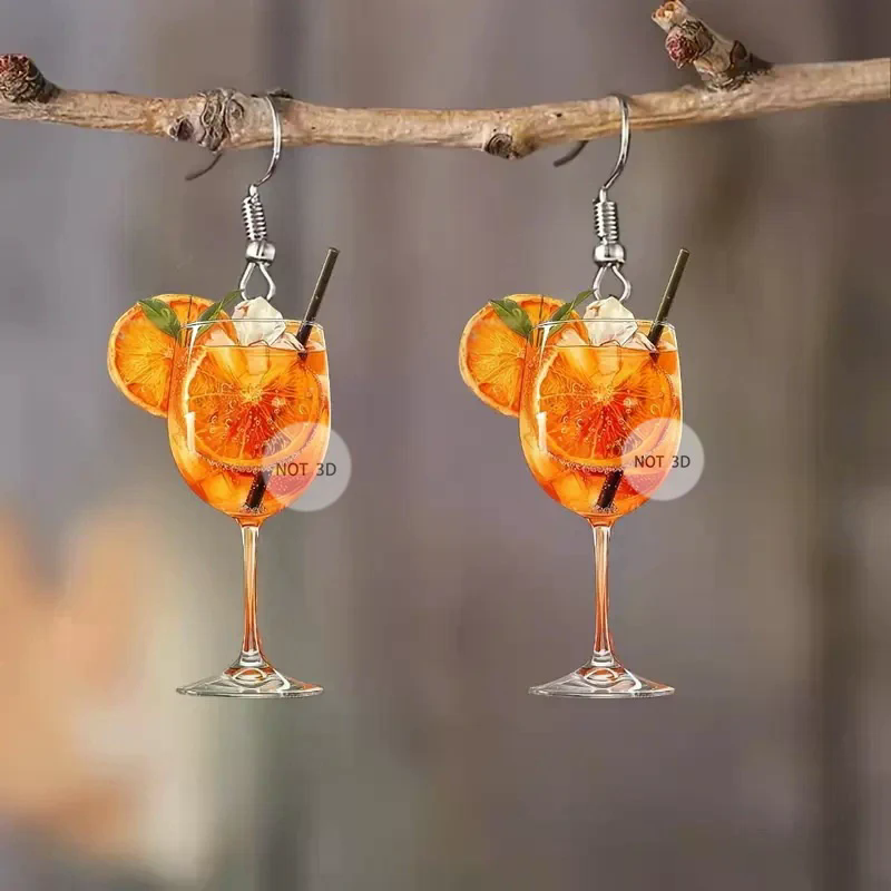 Moda 2D Düz Tasarım Küpe Bira  - Wine Beer Festival incelemesi ve fiyatı