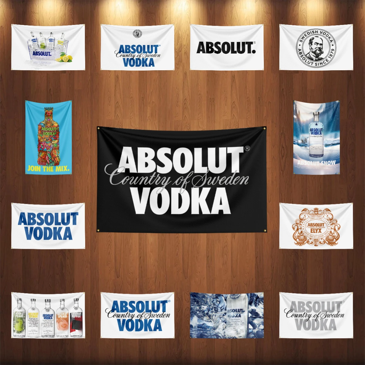 3 × 5ft A-Absolut Votkas Bayra - Wine Beer Rum incelemesi ve fiyatı