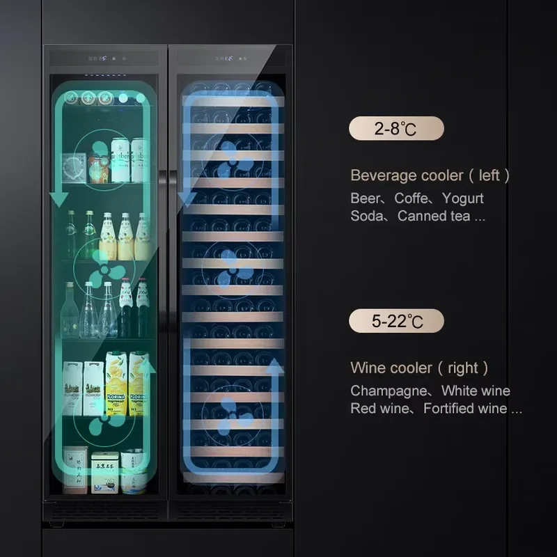 Ankastre İçecek Dolabı Çift Ka - Wine Beer Fridge Under Counter incelemesi ve fiyatı