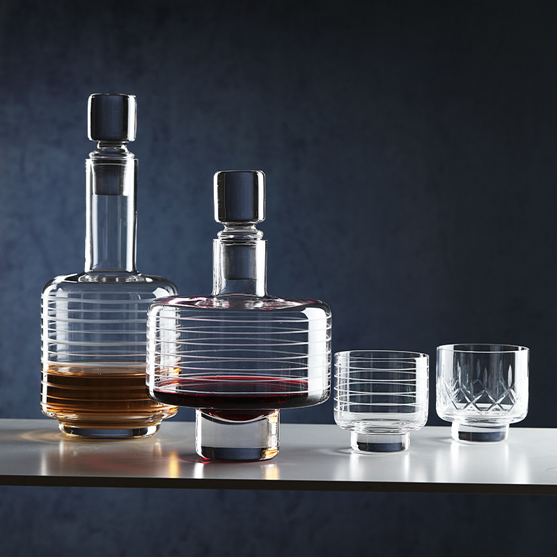 Modern Minimalist Dokulu Krist - Decanter Aerator Set incelemesi ve fiyatı